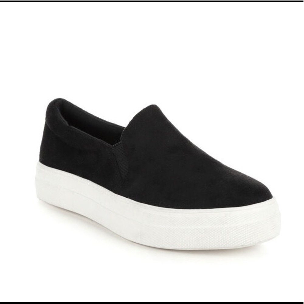 Black slip on shoes